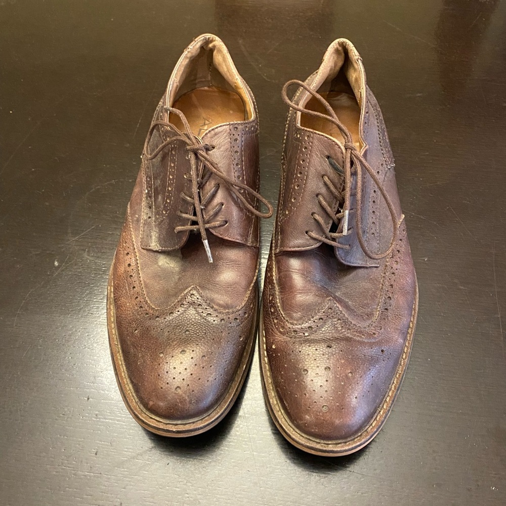 ALDO Wingtip Lace-Up Brown Shoes